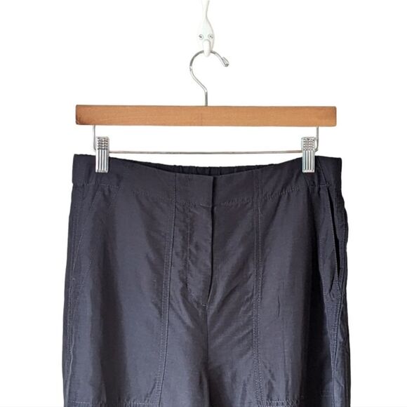 J crew Straight-leg Black Utility Pant With Surplus Pockets women's sz 8 - Picture 6 of 15